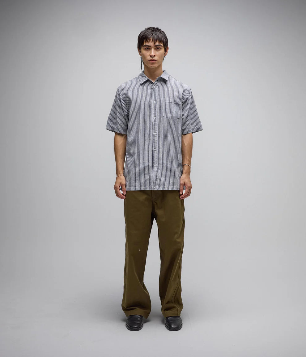 Former Reynolds Stripe Shirt - Bone/Navy - Sun Diego Boardshop