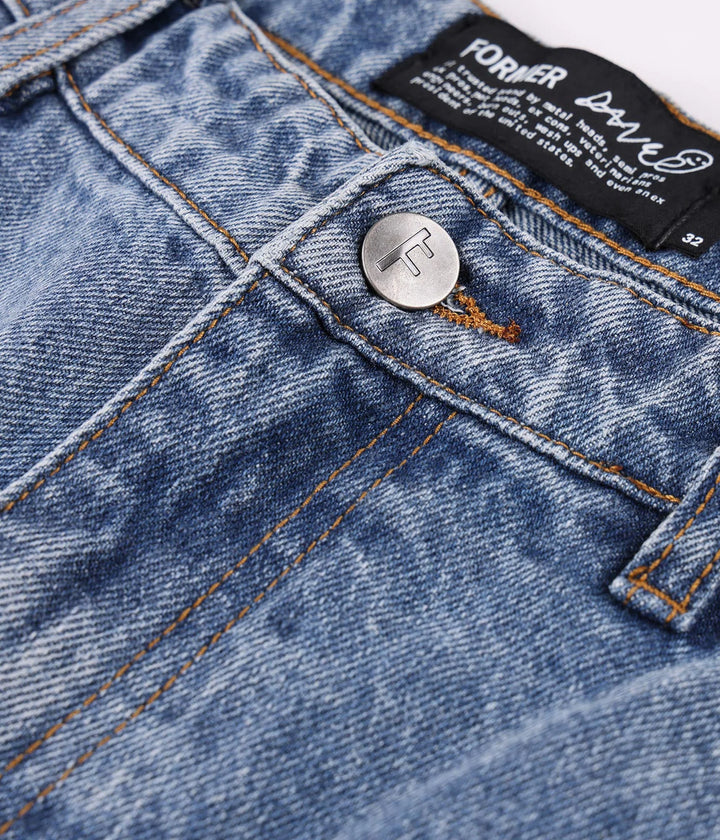 FORMER Men's Reynolds 21" Denim Walkshort - Mid Blue