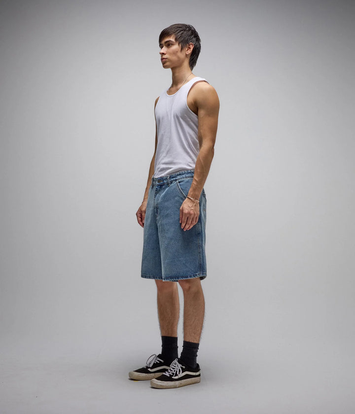 FORMER Men's Reynolds 21" Denim Walkshort - Mid Blue