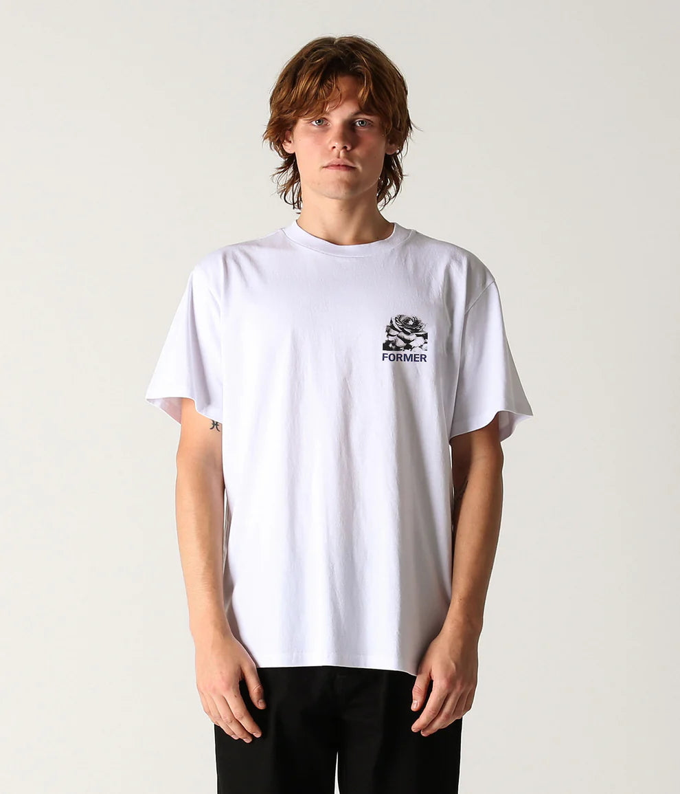 FORMER Rose crux t-shirt - WHITE - Sun Diego Boardshop