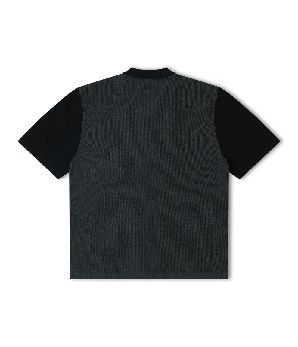 FORMER Marilyn Knit SS Shirt - BLACK CHARCOAL - Sun Diego Boardshop