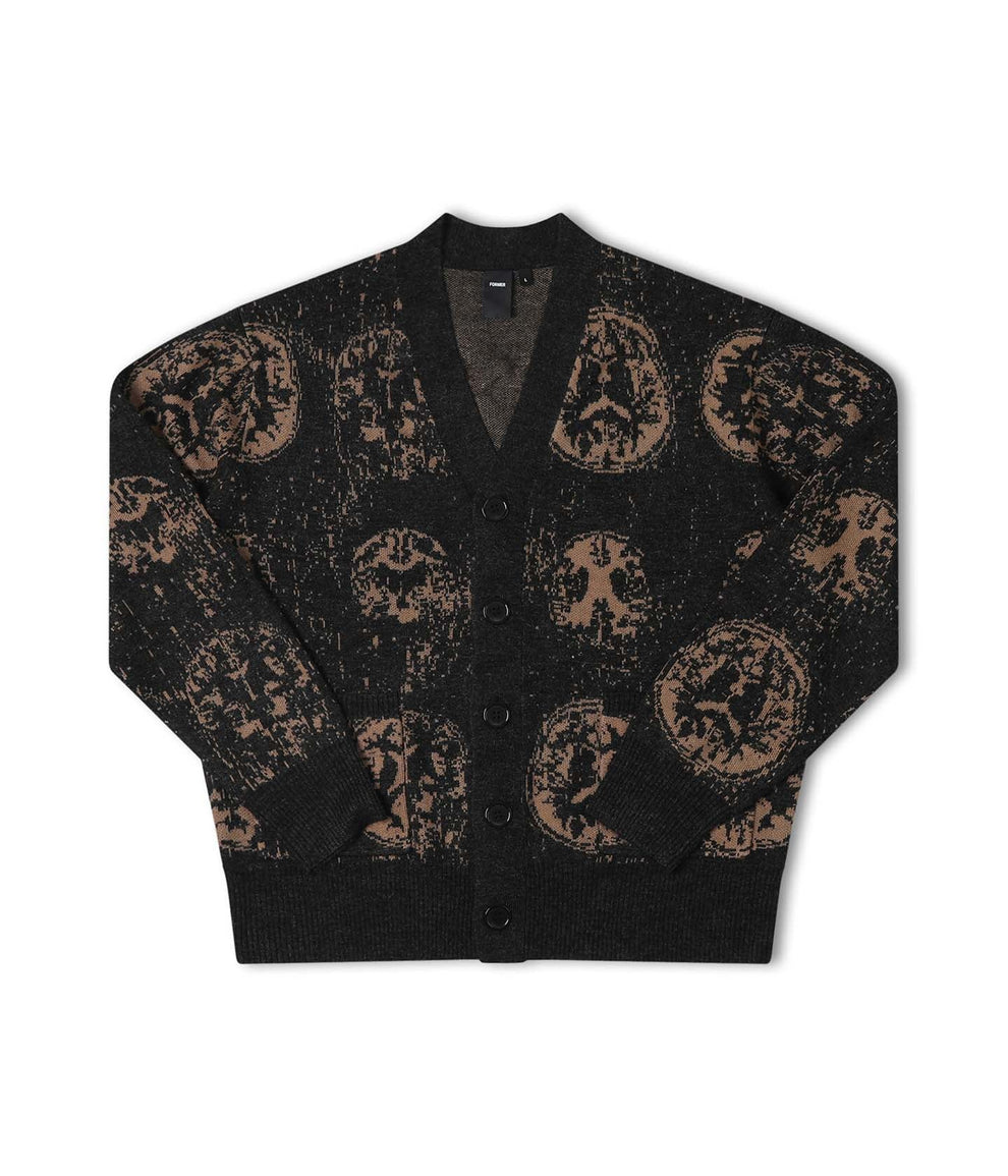 FORMER Brainscan Cardigan - BLACK MUSHROOM - Sun Diego Boardshop