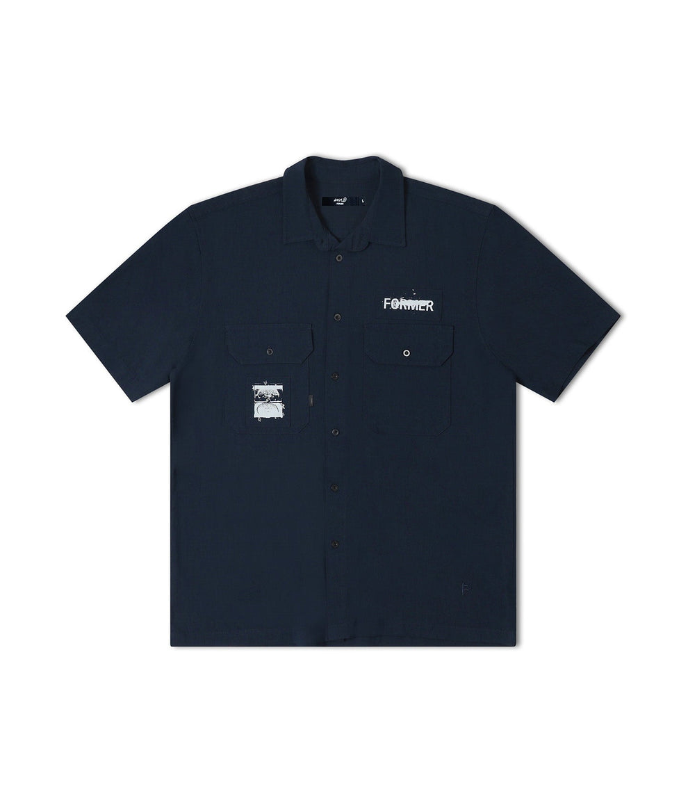 FORMER SCRATCHED SS WORK SHIRT - CADET - Sun Diego Boardshop