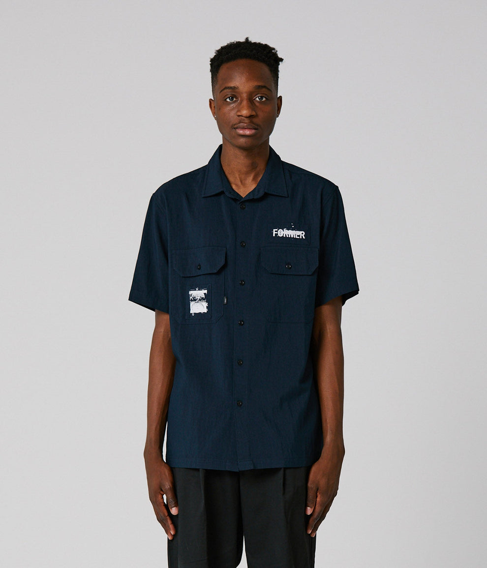 FORMER SCRATCHED SS WORK SHIRT - CADET - Sun Diego Boardshop