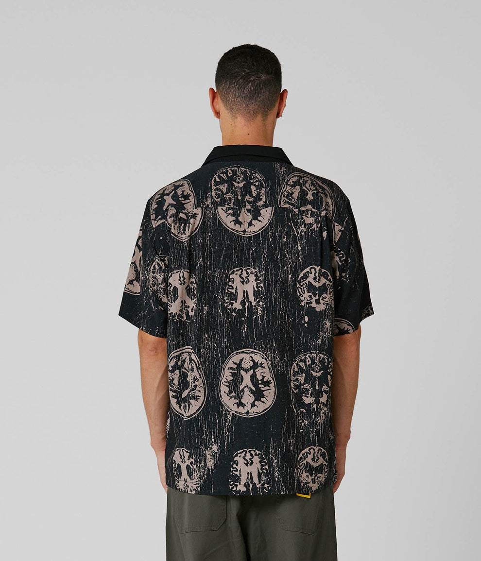 FORMER Marilyn Brainscan SS Shirt - BLACK MUSHROOM - Sun Diego Boardshop