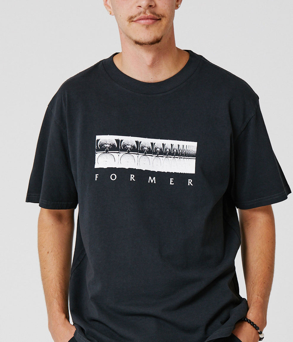 FORMER CRUX BLUR TEE - BLACK - Sun Diego Boardshop