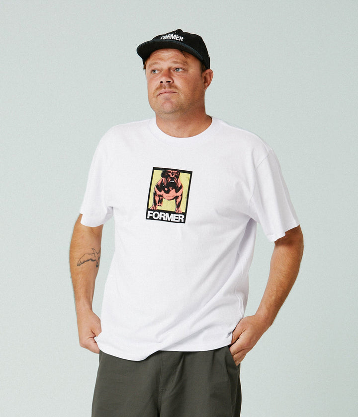 FORMER Fleabag T-Shirt - WHITE - Sun Diego Boardshop