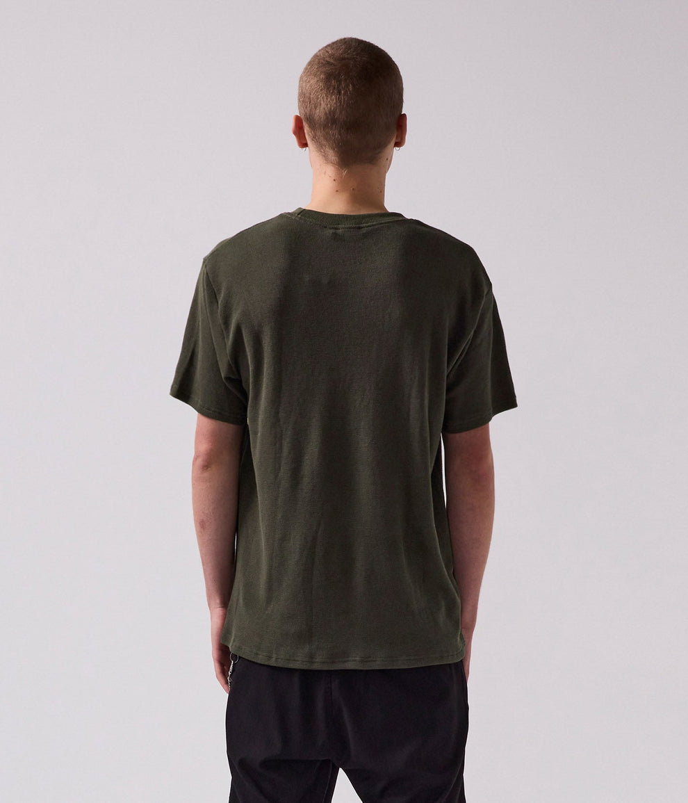 FORMER Franchise Waffle T-Shirt - ARMY - Sun Diego Boardshop