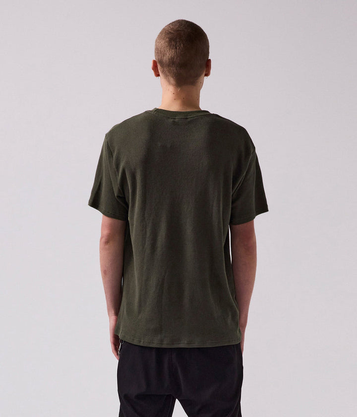 FORMER Franchise Waffle T-Shirt - ARMY - Sun Diego Boardshop