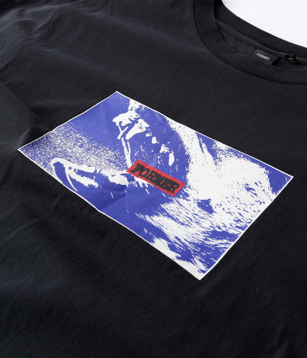 FORMER Stray T-Shirt - WASHED BLACK - Sun Diego Boardshop