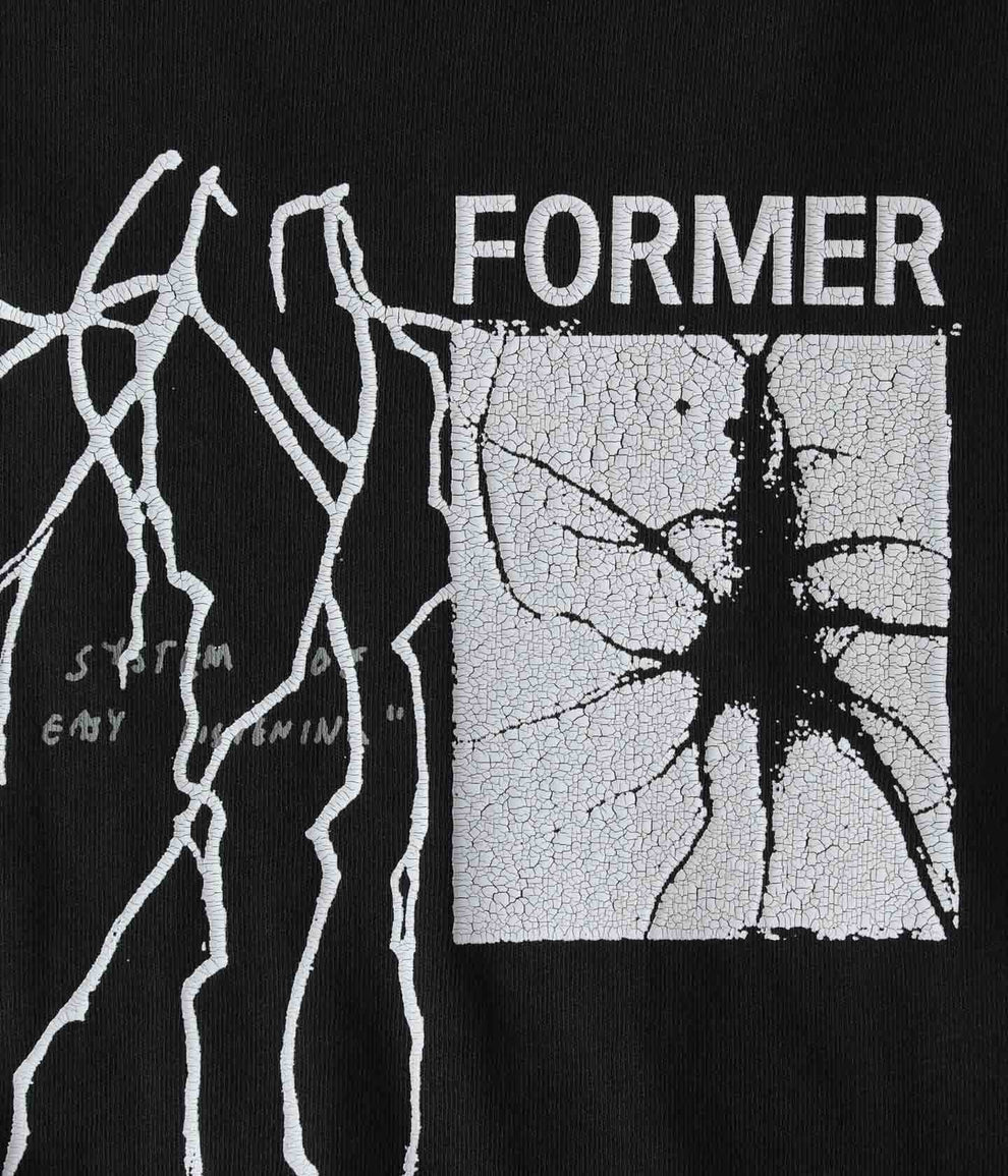 FORMER Scrawl T-Shirt - WASHED BLACK - Sun Diego Boardshop