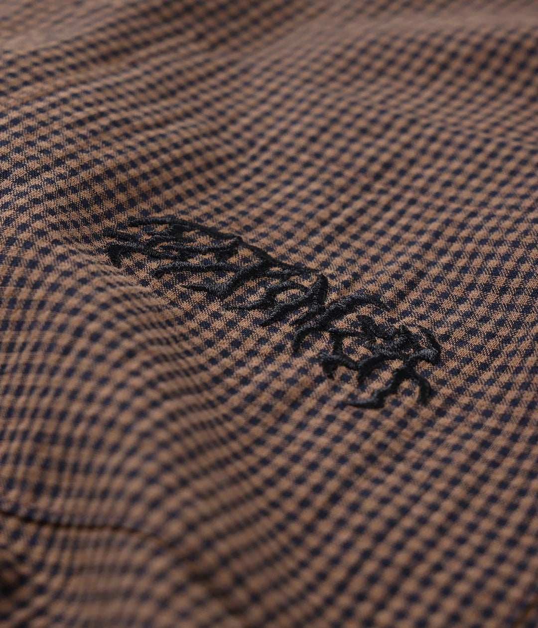 FORMER Men's Vivian Check SS Shirt - Brown