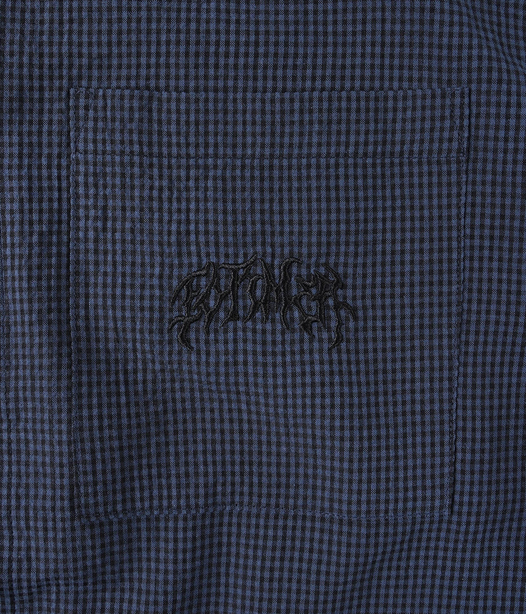 FORMER Men's Vivian Check SS Shirt - Navy