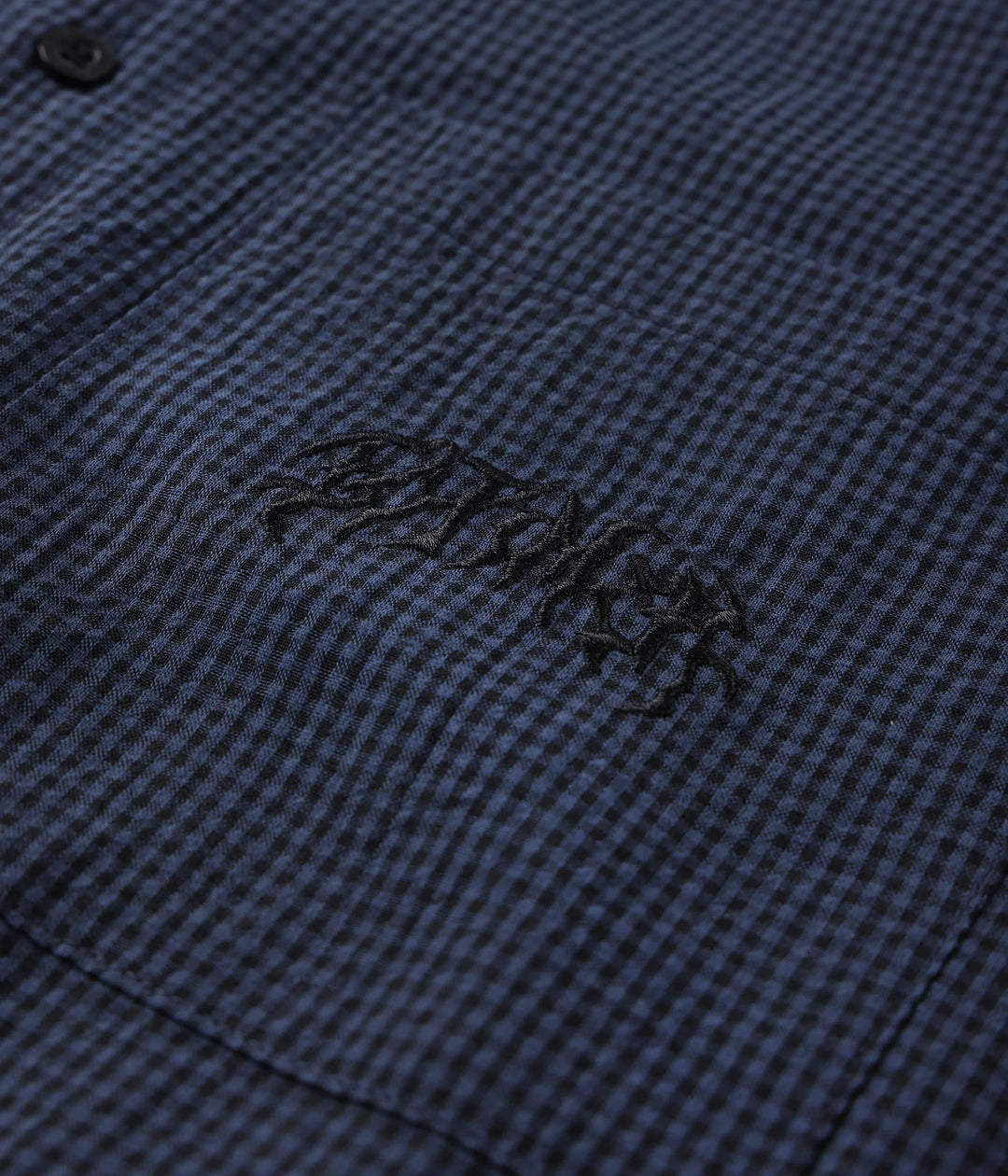 FORMER Men's Vivian Check SS Shirt - Navy