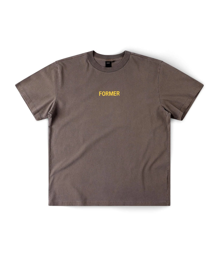 FORMER Men's Legacy Overdye T-Shirt - Washed Brown
