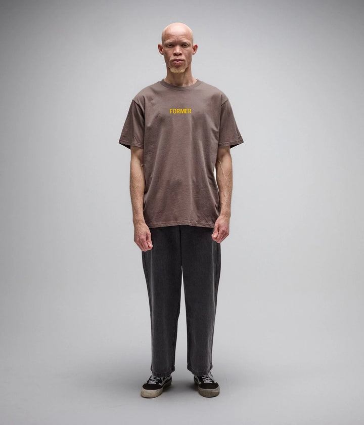 FORMER Men's Legacy Overdye T-Shirt - Washed Brown