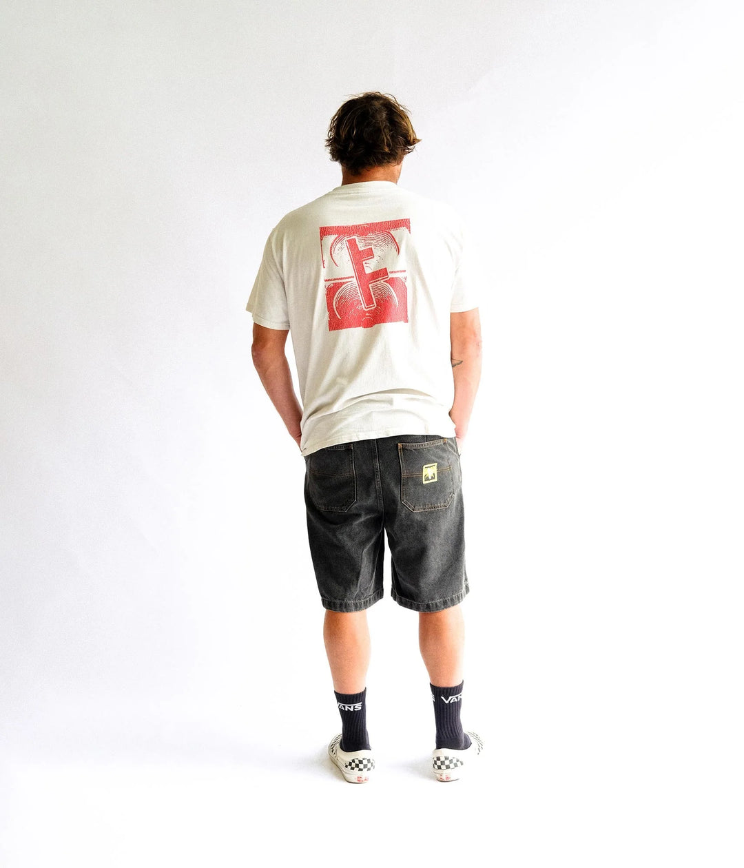 FORMER Men's Slant F Crux T-Shirt - Bone