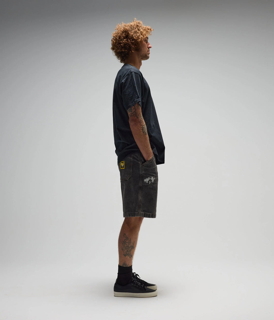 FORMER Men's DxD Reynolds 21" Denim Walkshort - Washed Black - Sun Diego Boardshop