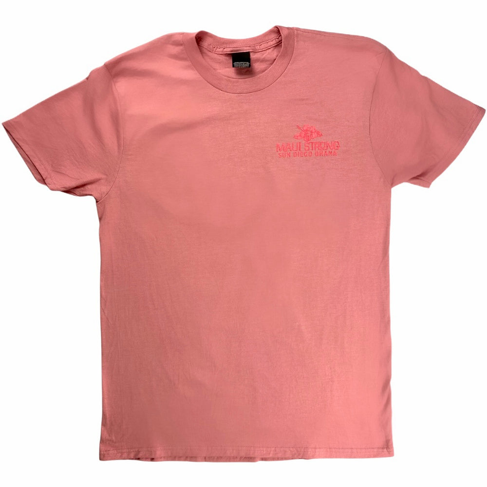 Sun Diego Maui Strong Fundraiser Tee - Mauve Heather - Sun Diego Boardshop