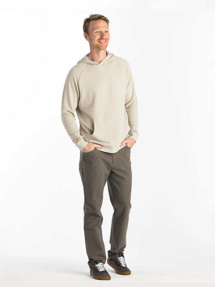 Free Fly Men'S Bamboo Lightweight Fleece Hoodie - Sandstone - Sun Diego Boardshop