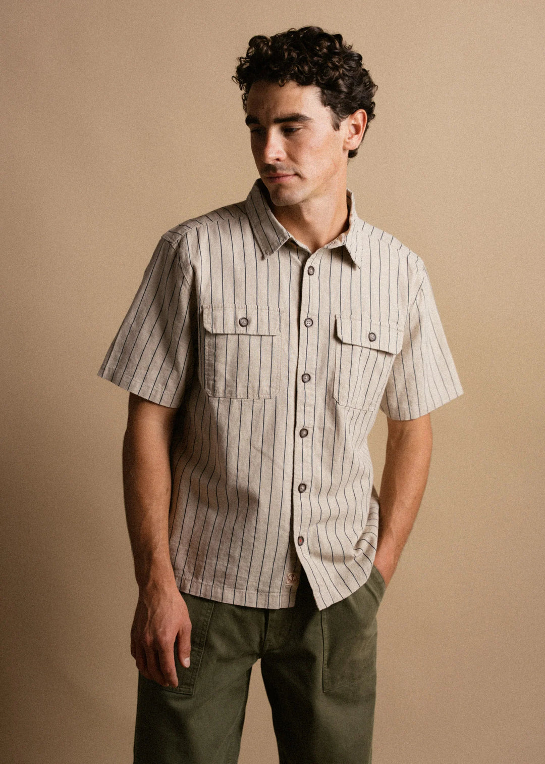 Iron & Resin Men's Gil Shirt - Natural