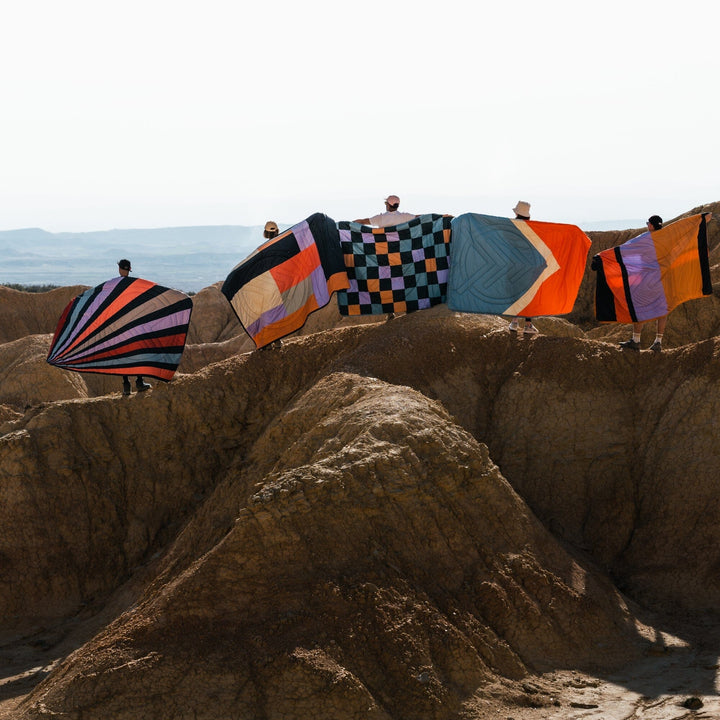 VOITED Fleece Outdoor Camping Blanket - Beams - Sun Diego Boardshop