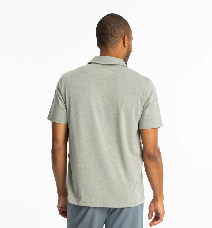 Free Fly Bamboo Flex Polo II - HEATHER AGAVE GREEN - Sun Diego Boardshop