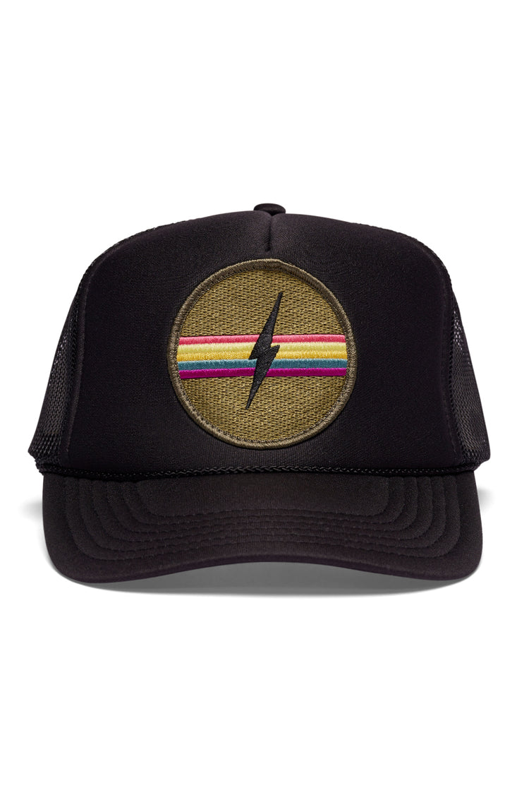 That Friday Feeling Electric Rainbow Trucker Hat - Black - Sun Diego Boardshop