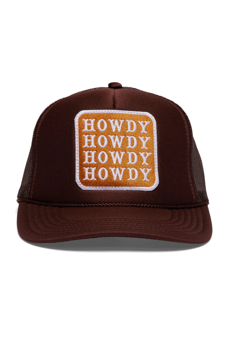That Friday Feeling Howdy Hat - Brown - Sun Diego Boardshop