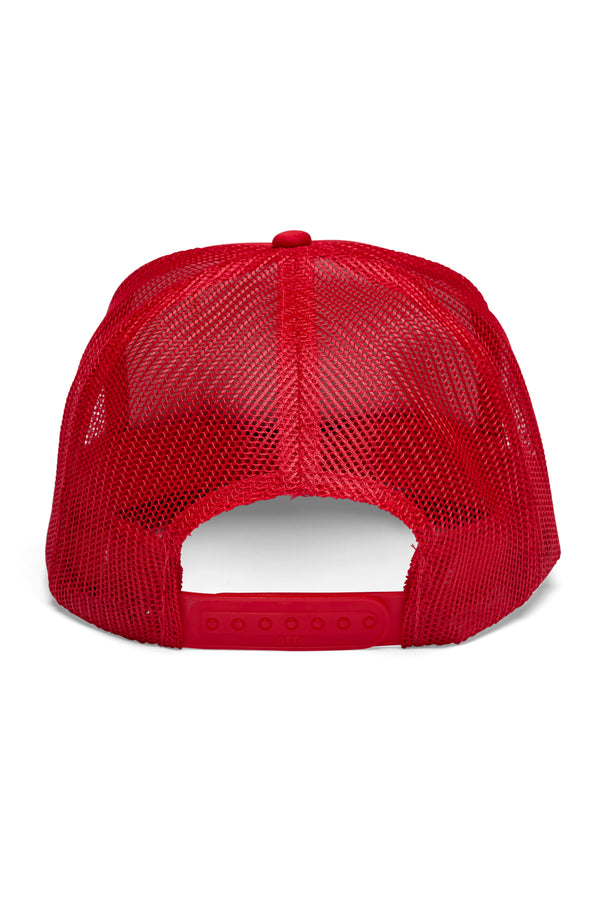 That Friday Feeling California Stripes Trucker Hat - RED - Sun Diego Boardshop