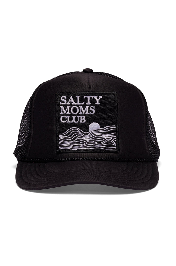 That Friday Feeling Salty Moms Trucker Hat - Black/Black - Sun Diego Boardshop