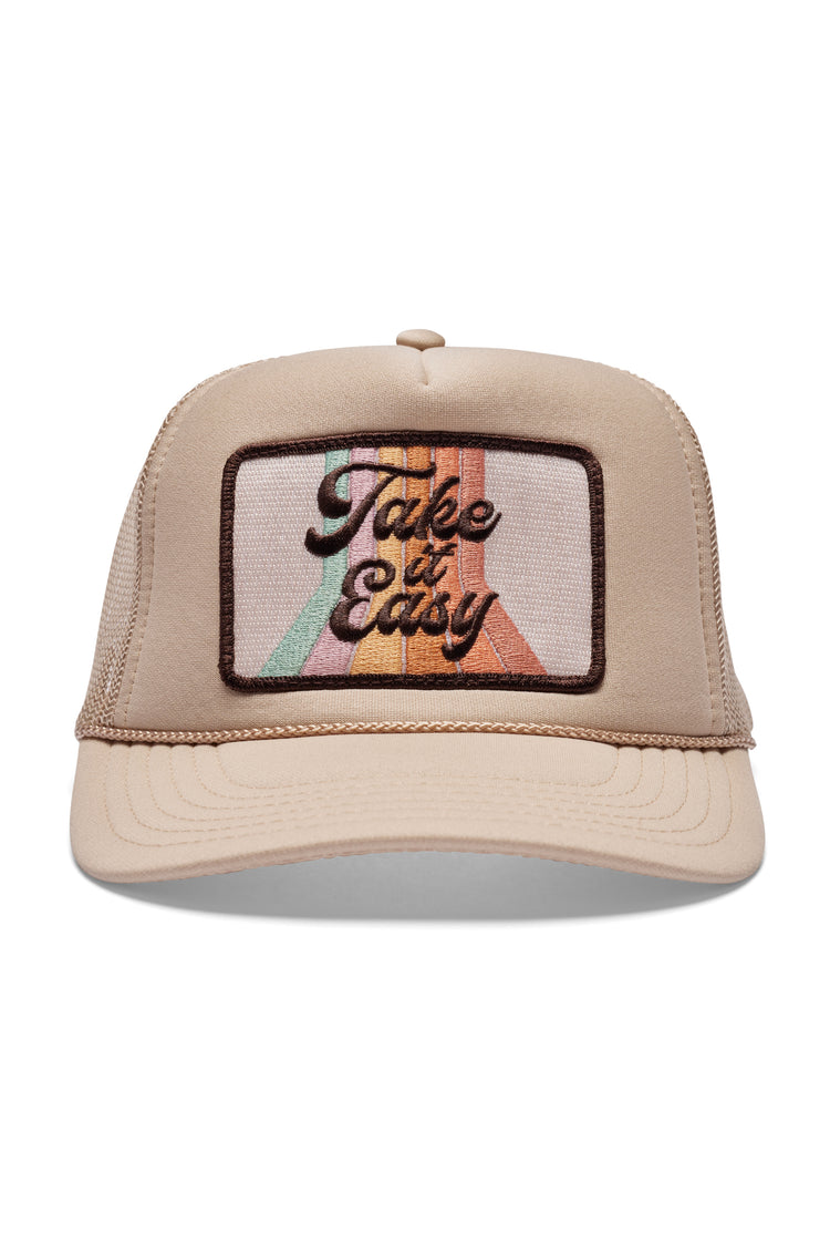 That Friday Feeling Take It Easy Trucker Hat - TAN - Sun Diego Boardshop