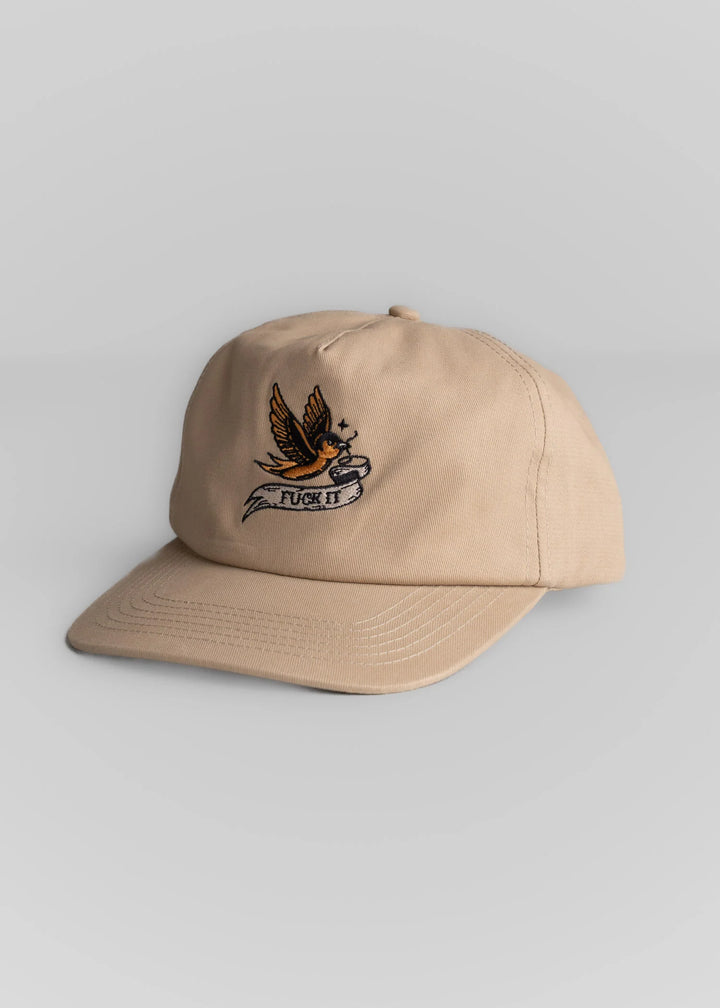 Iron & Resin Men's Fuck It Hat - Beige