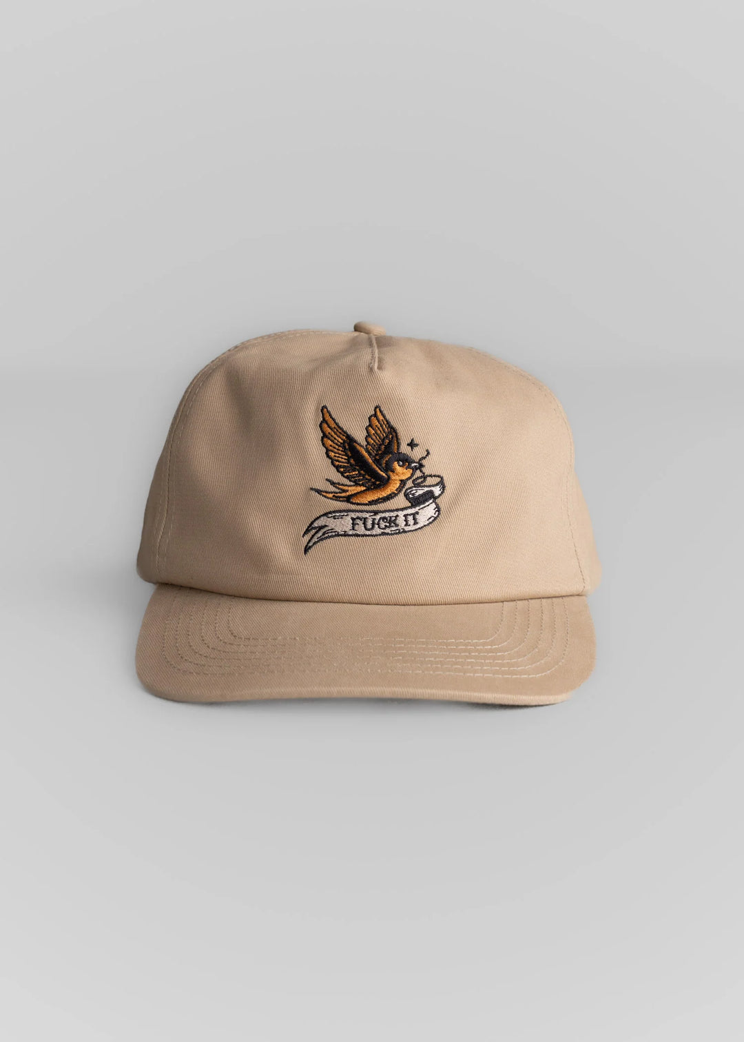 Iron & Resin Men's Fuck It Hat - Beige