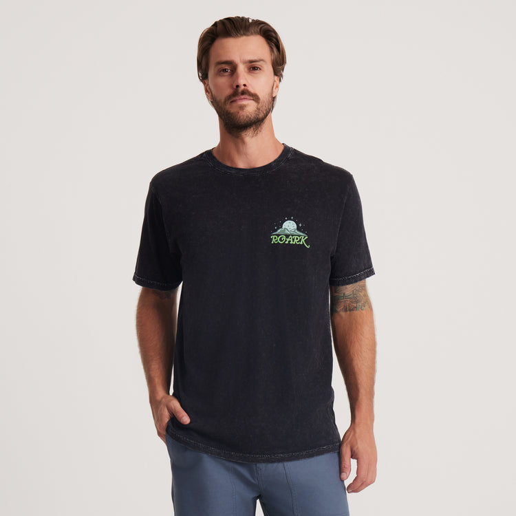 ROARK Go North Premium Tee - BLACK - Sun Diego Boardshop