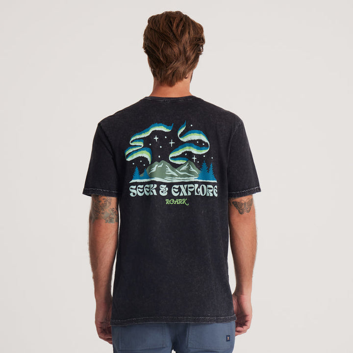 ROARK Go North Premium Tee - BLACK - Sun Diego Boardshop