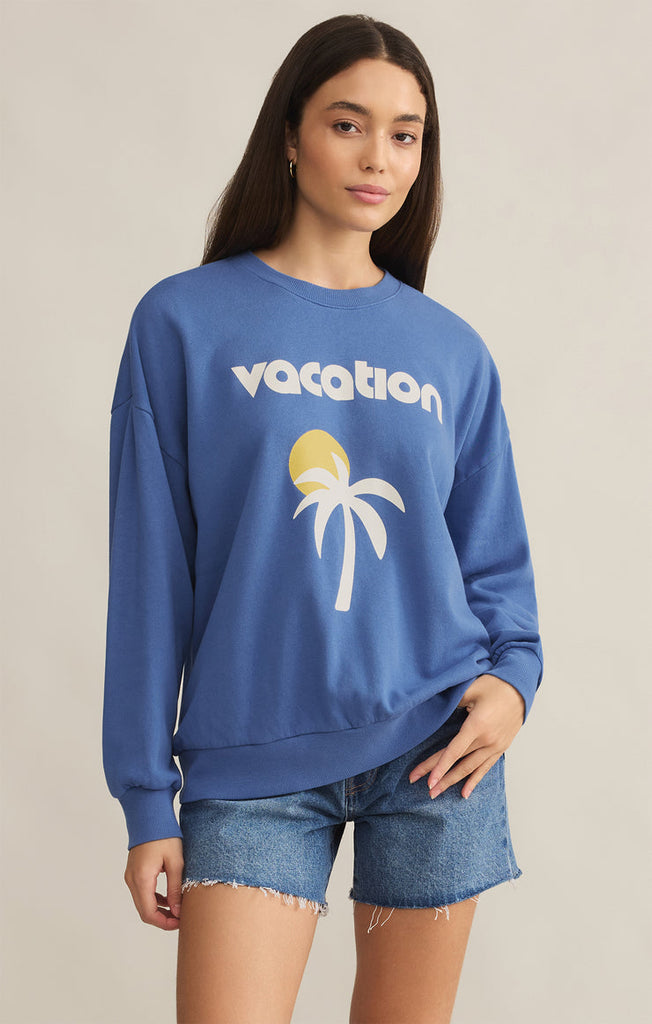 Z-Supply Vacay Sunday Sweatshirt - RIVIERA – Sun Diego Boardshop