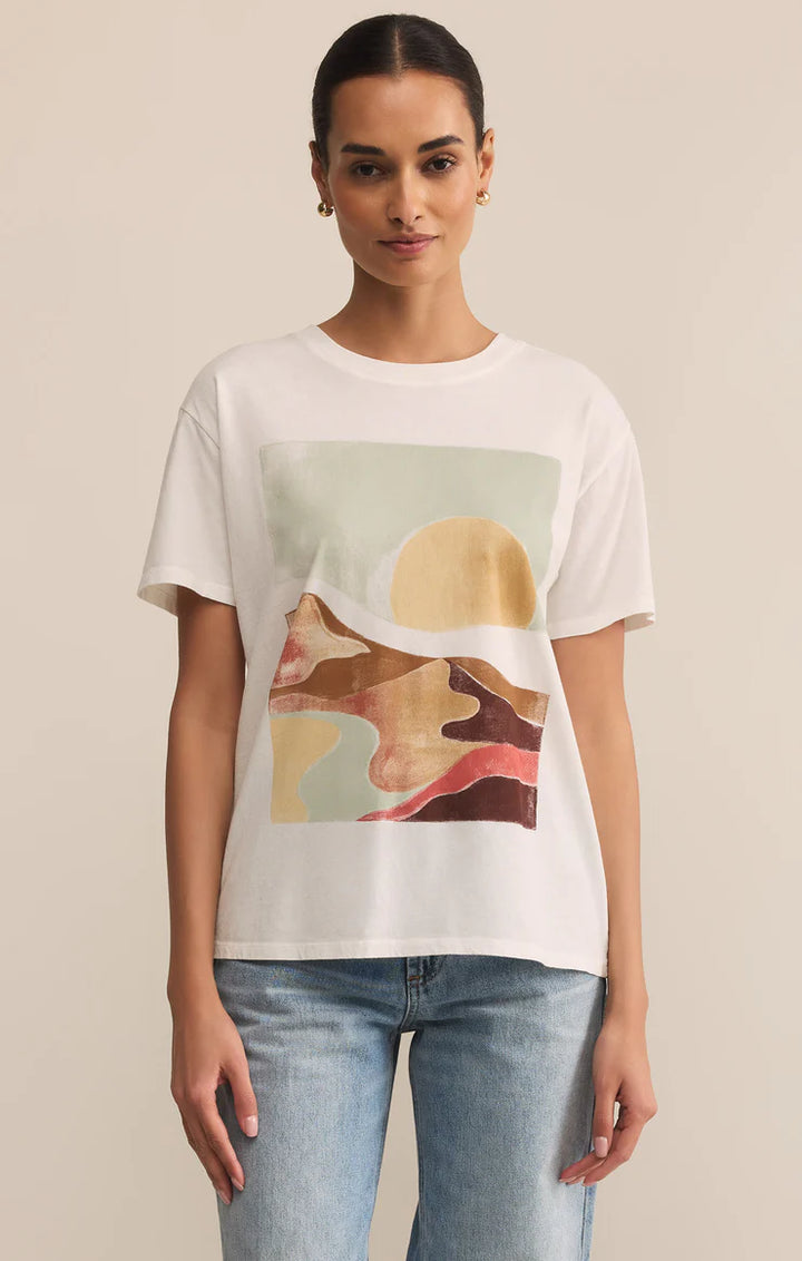 Z-Supply Moments Boyfriend Tee - Sea Salt - Sun Diego Boardshop