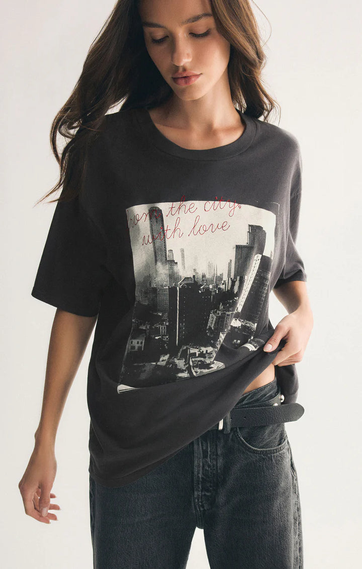 Z-Supply Big Apple City Tee - Black Sand - Sun Diego Boardshop