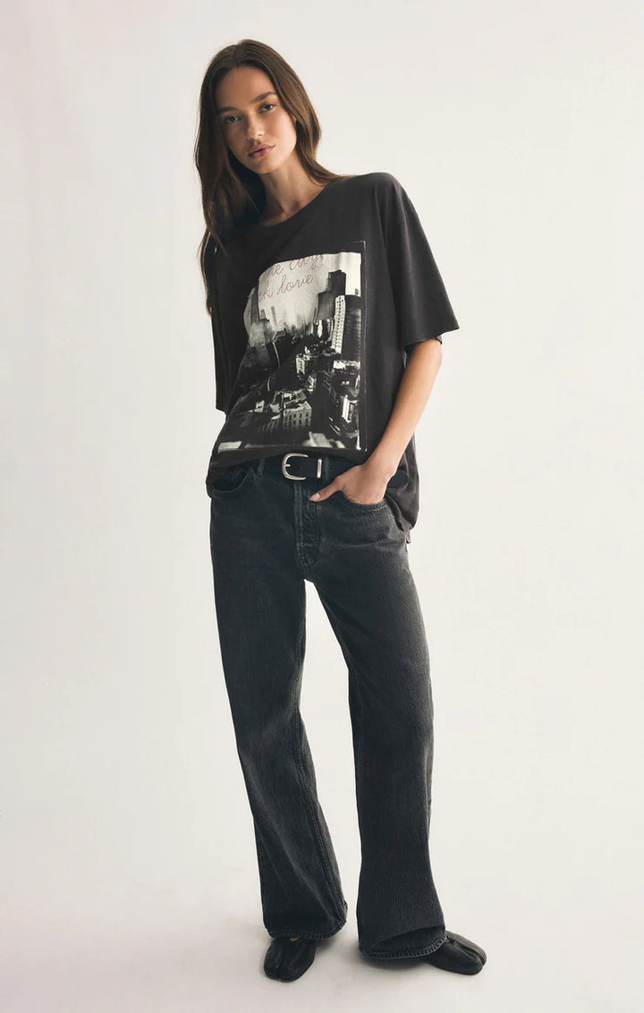 Z-Supply Big Apple City Tee - Black Sand - Sun Diego Boardshop