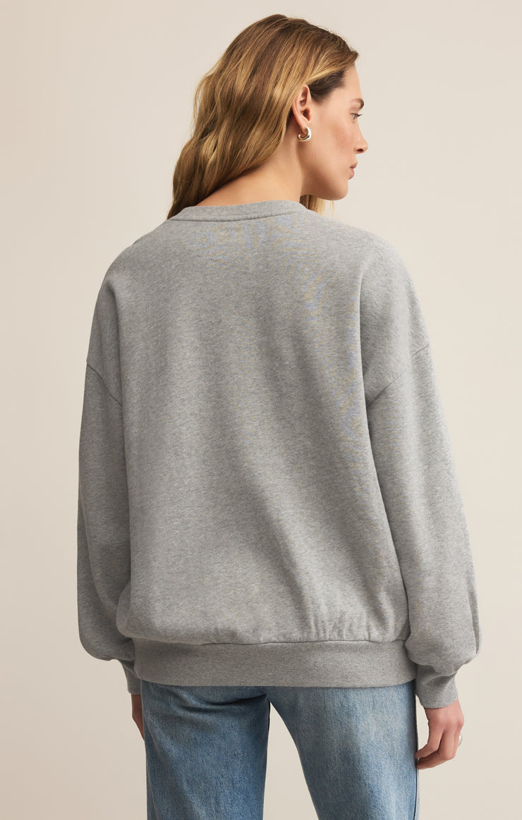 Z-Supply Apres Sunday Sweatshirt - Classic Heather Grey