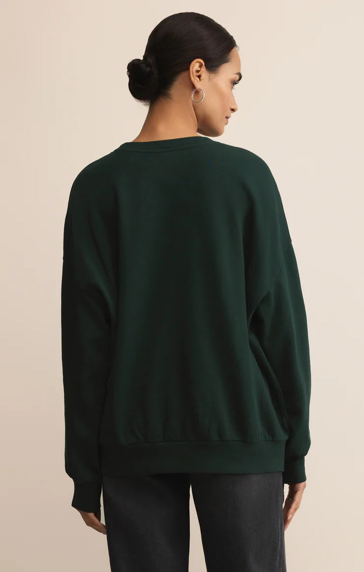 Z-Supply Bright Sunday Sweatshirt - Garland Green