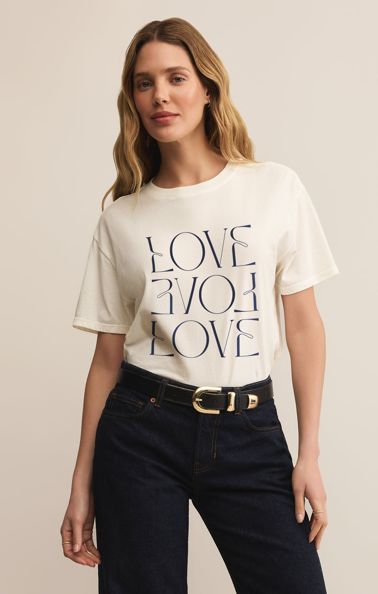 Z-Supply Love Boyfriend Tee - Sea Salt - Sun Diego Boardshop