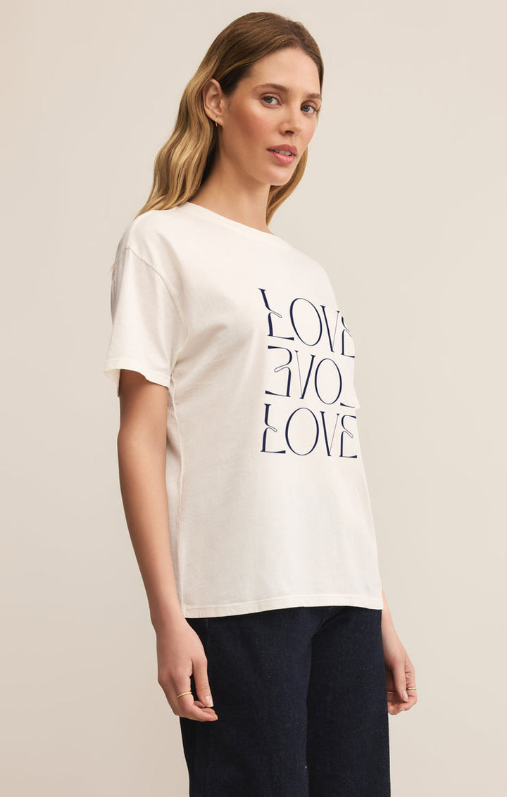 Z-Supply Love Boyfriend Tee - Sea Salt - Sun Diego Boardshop
