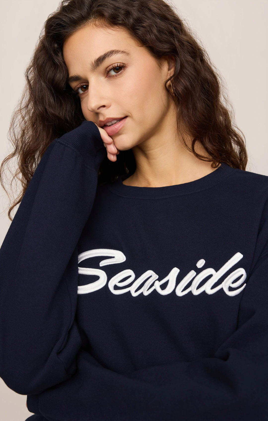 Z-Supply Women's Seaside Boyfriend Fleece Sweatshirt - Eclipse
