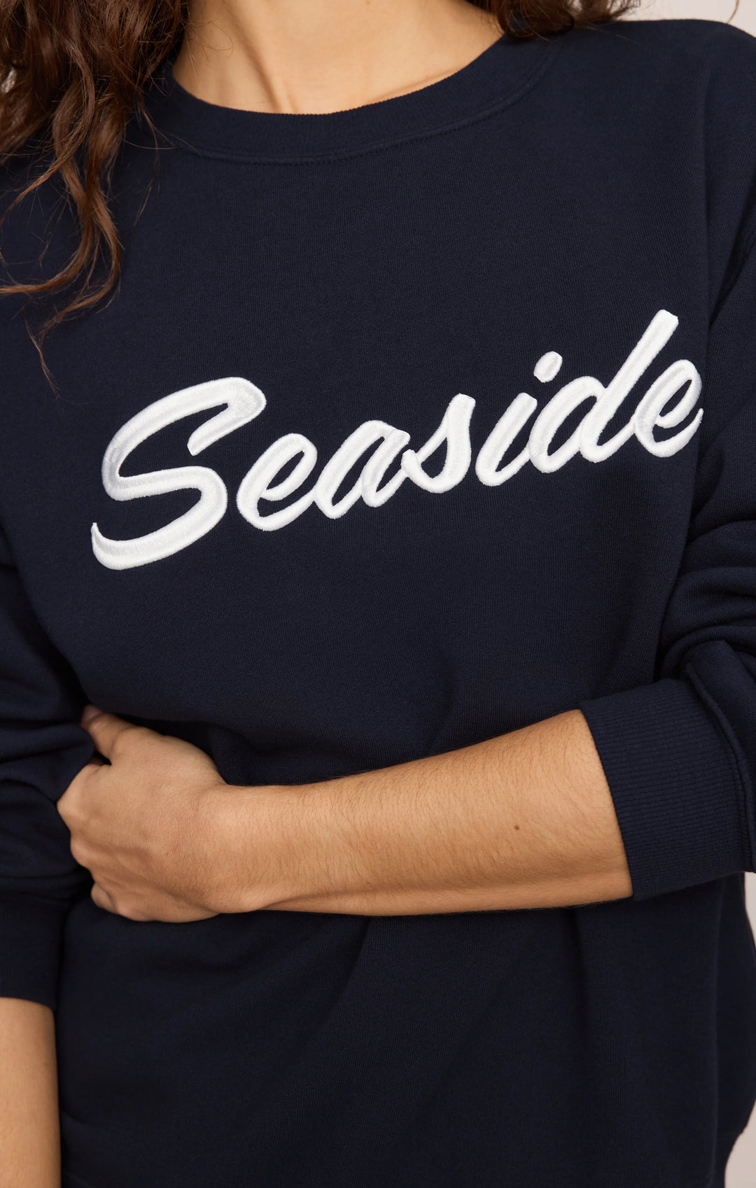 Z-Supply Women's Seaside Boyfriend Fleece Sweatshirt - Eclipse