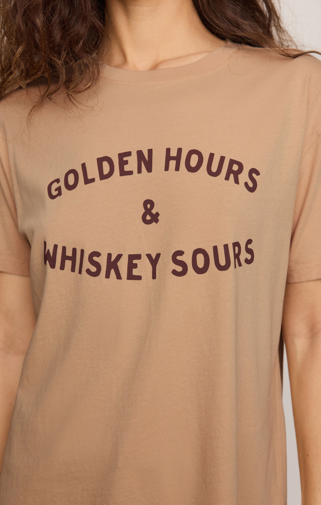 Z-Supply Women's Golden Boyfriend Tee - Toast - Sun Diego Boardshop