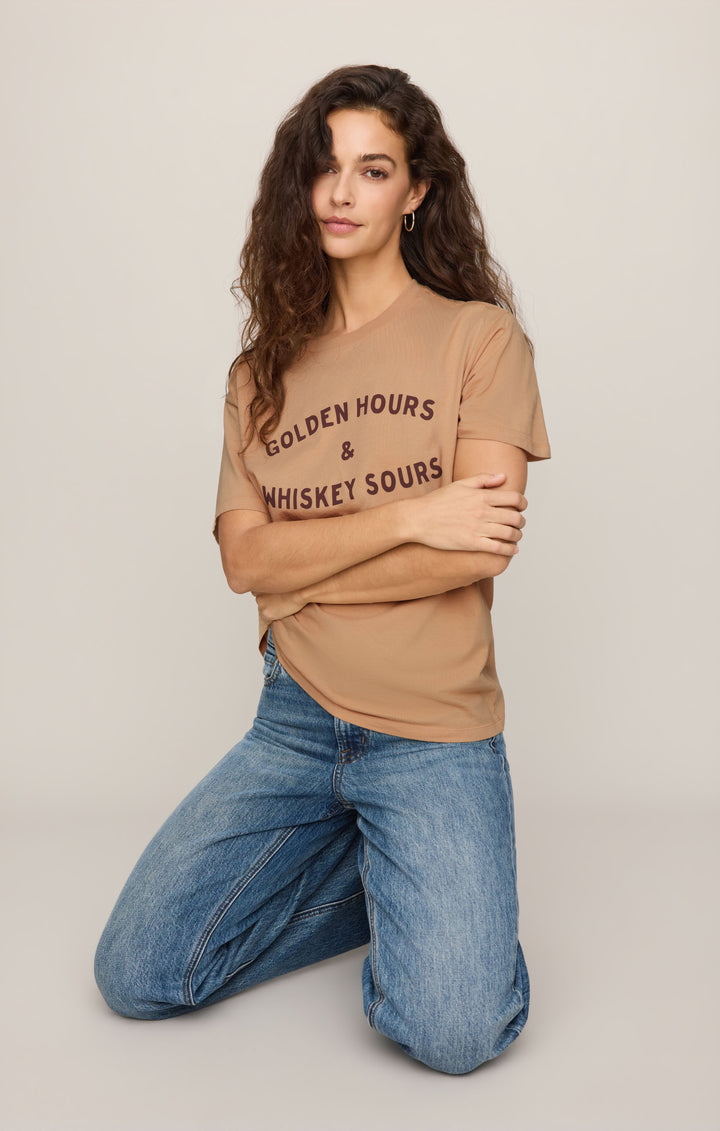 Z-Supply Women's Golden Boyfriend Tee - Toast - Sun Diego Boardshop