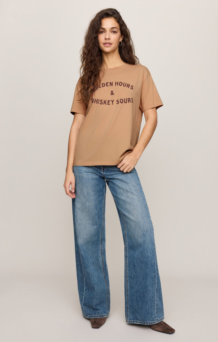 Z-Supply Women's Golden Boyfriend Tee - Toast - Sun Diego Boardshop