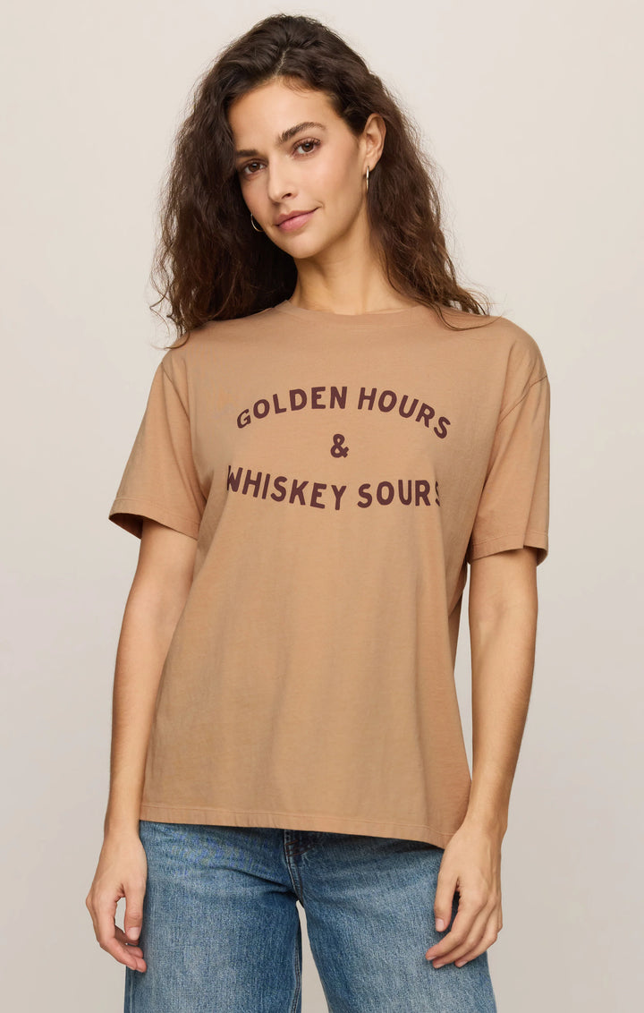 Z-Supply Women's Golden Boyfriend Tee - Toast - Sun Diego Boardshop